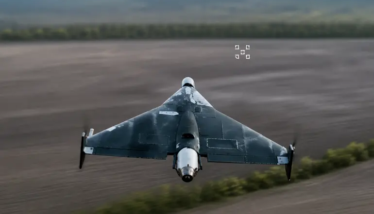 Російський дрон "Герань-4". Фото: Telegram / Дикі Шершні