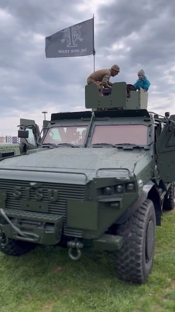 Бронемашина Sisu GTP 4×4 у 8 полку ССО. Джерело: Андрій Харук.