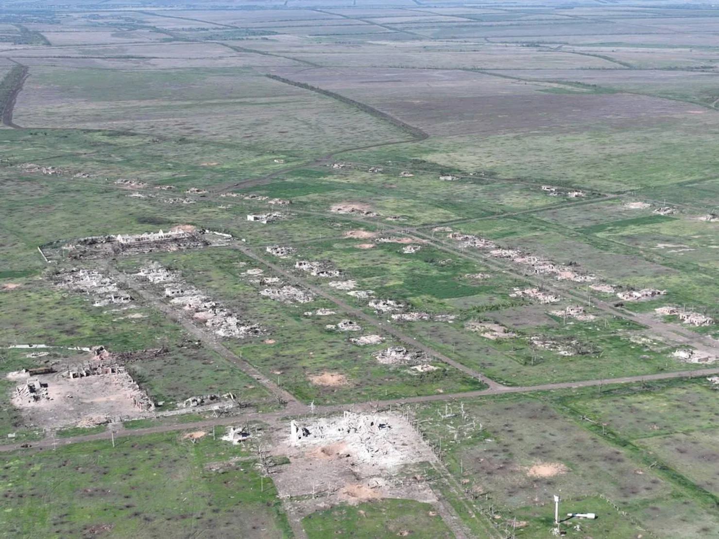 Село Роботине Запорізької області повністю зруйноване