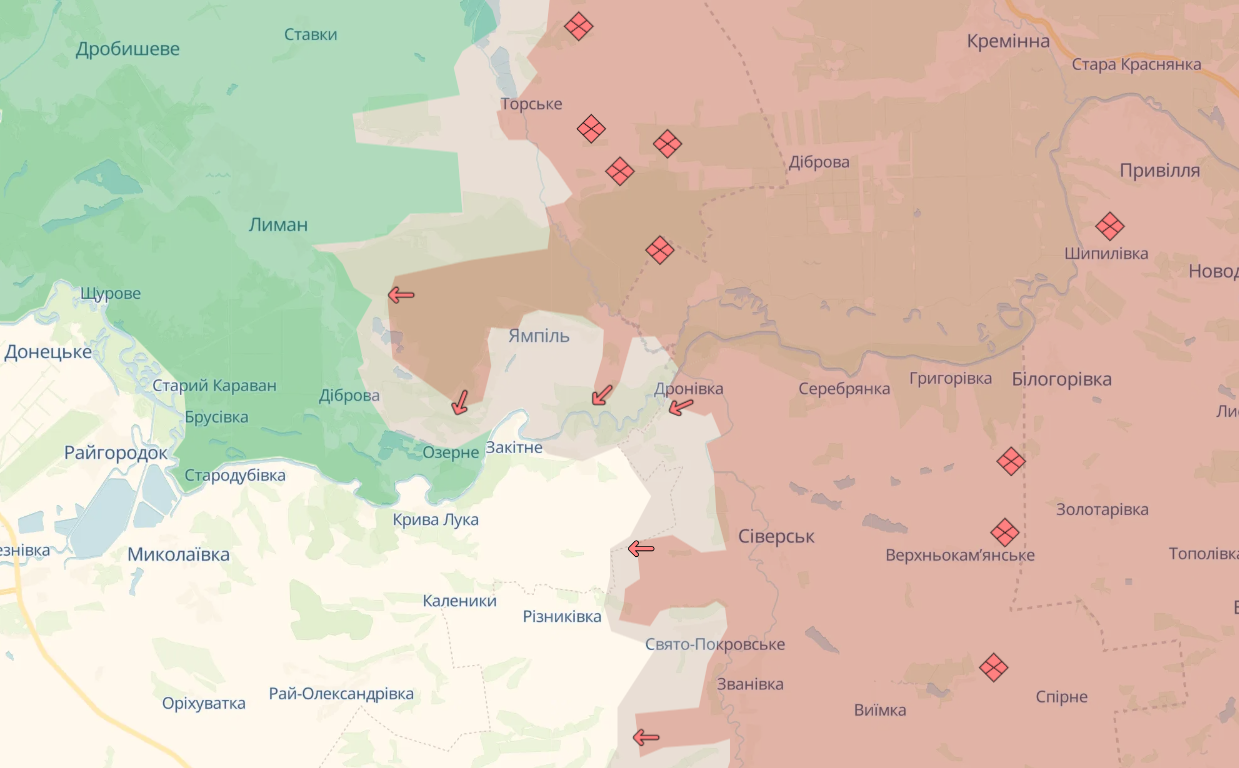 Карта: DeepState