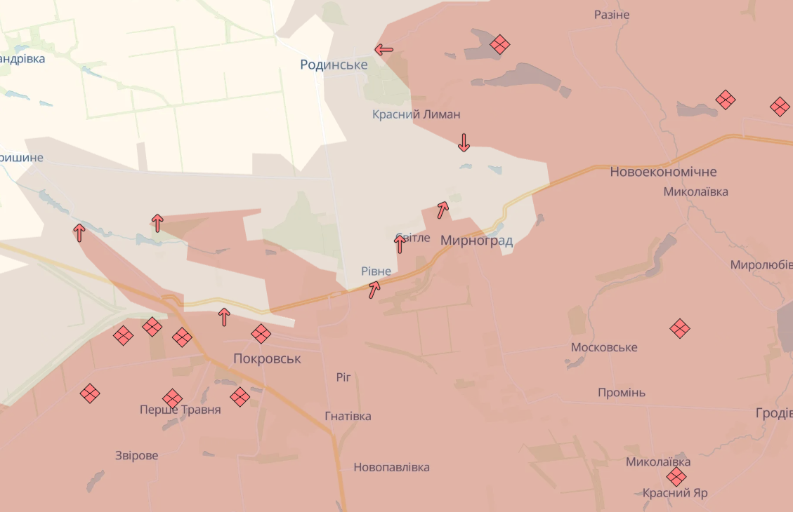 Карта: DeepState