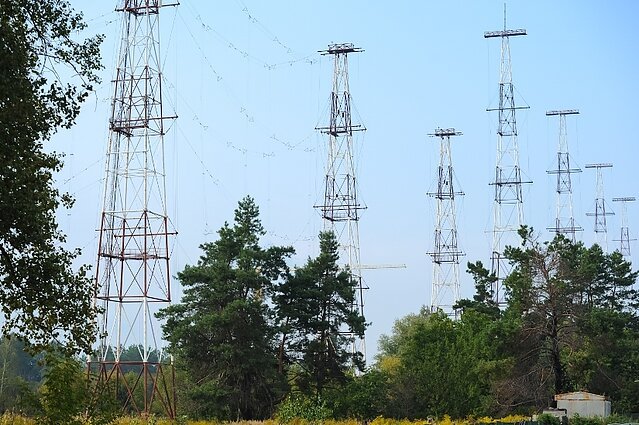 Такий вигляд мав радіопередавальний центр у Броварах під Києвом