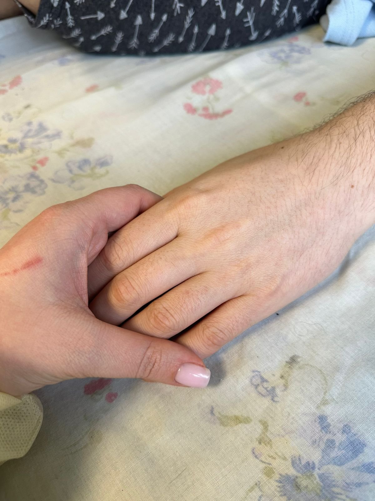 Це фото Анастасія зробила в лікарні