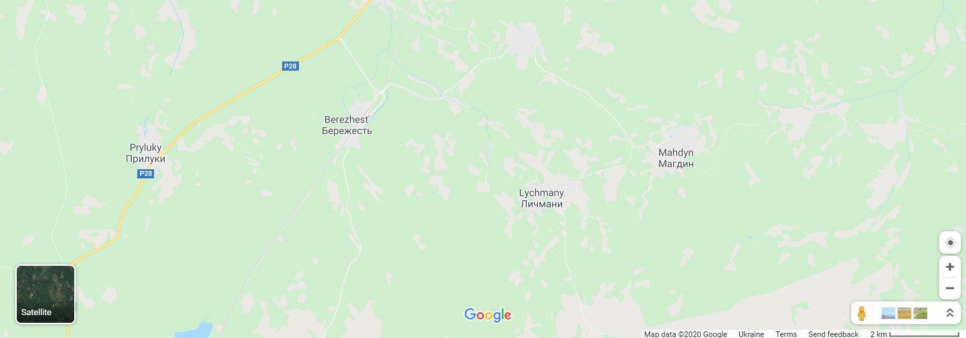 Вигорілі села, показані на відео – на півночі Овруцького району