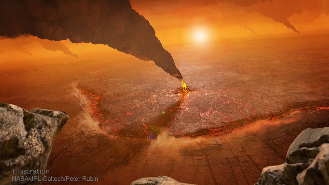 Виверження вулкана на Венері: візуалізація NASA