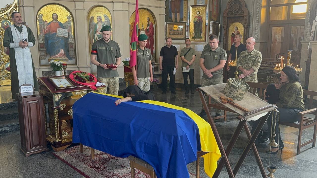 Volodymyr Trubachov's reburial in Kyiv