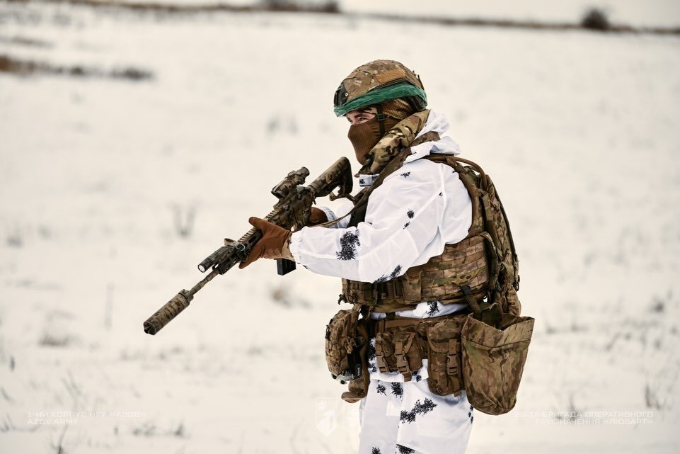 Боєць роти розвідки спеціального призначення 20-ї бригади оперативного призначення «Любарт» 1-го корпусу НГУ «Азов»