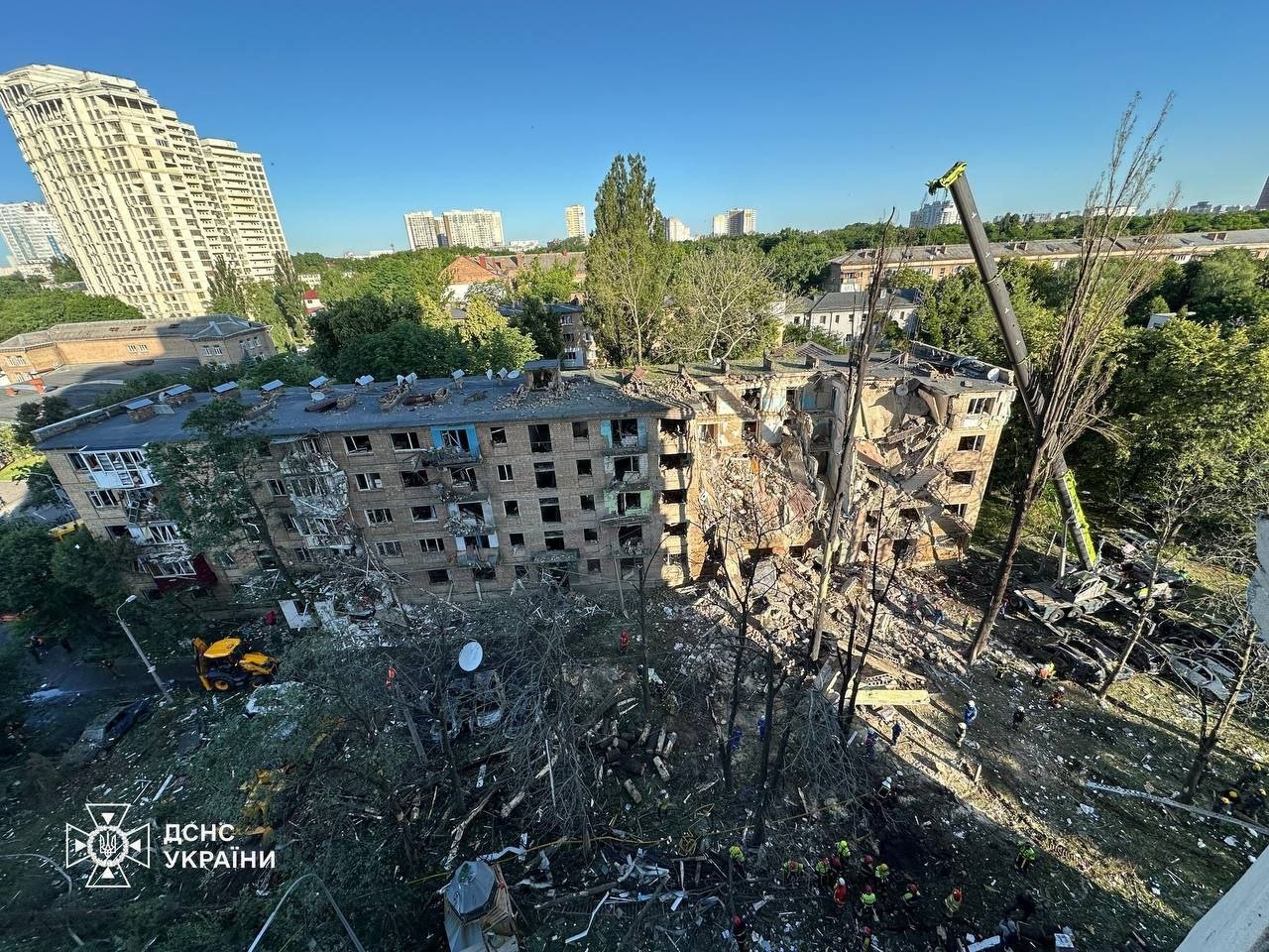 Combined attack of Kyiv in June 2025