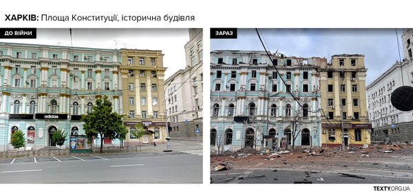Харків під обстрілами. Новонароджені живуть у метро, знакові будівлі зруйновано (Фото, карти)
