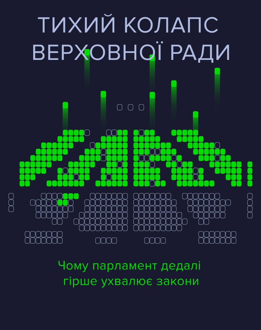 Тихий колапс Верховної Ради. Чому парламент дедалі гірше ухвалює закони