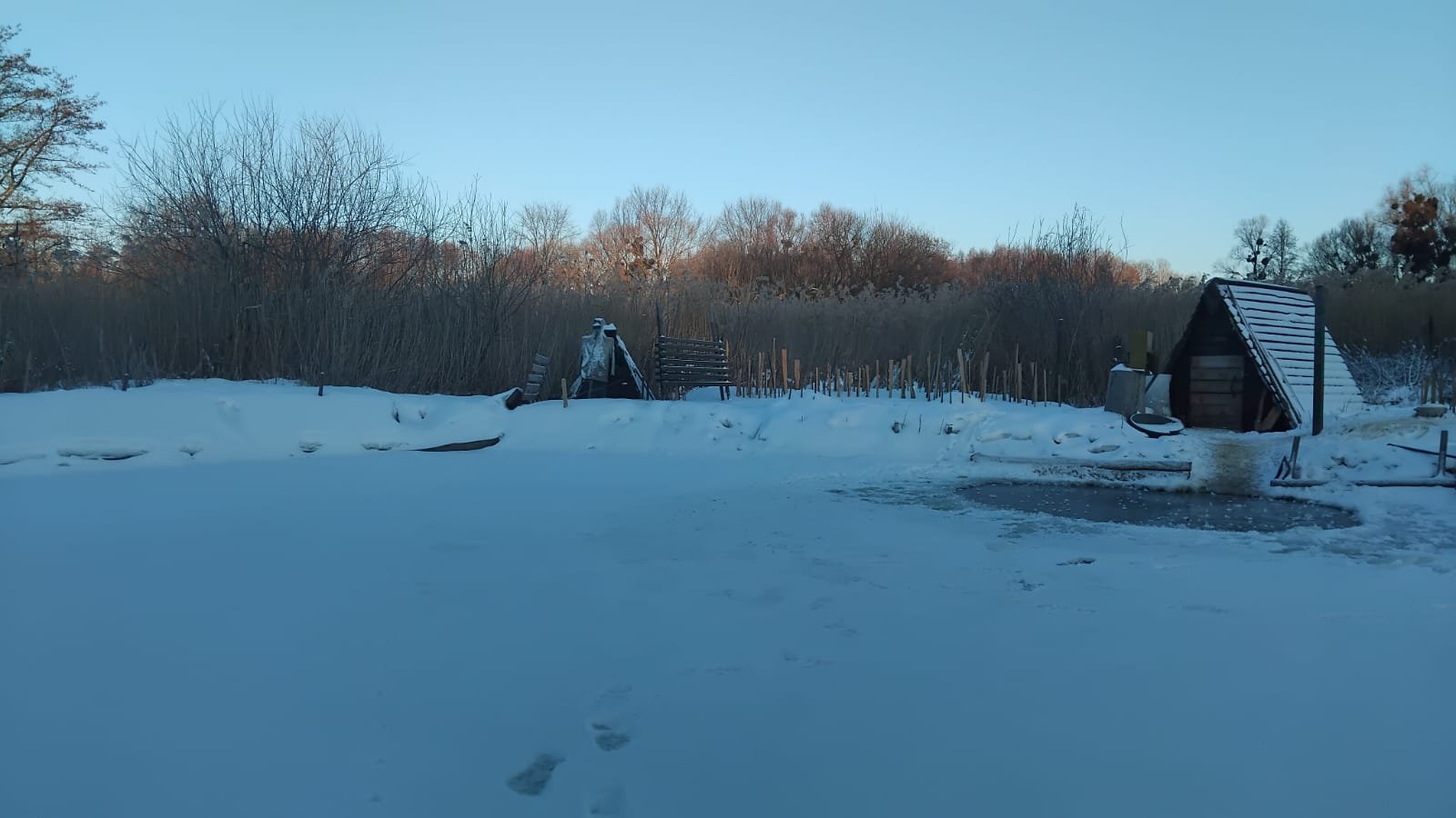 На своєму подвір’ї Сергій Русінов викопав чотири ставки і розводив там рибу. Фото авторки