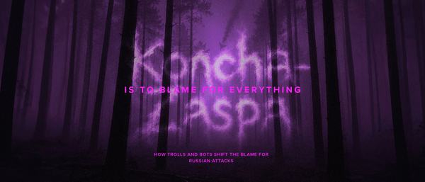 Koncha-Zaspa is to blame for everything. How trolls and bots shift the blame for Russian attacks