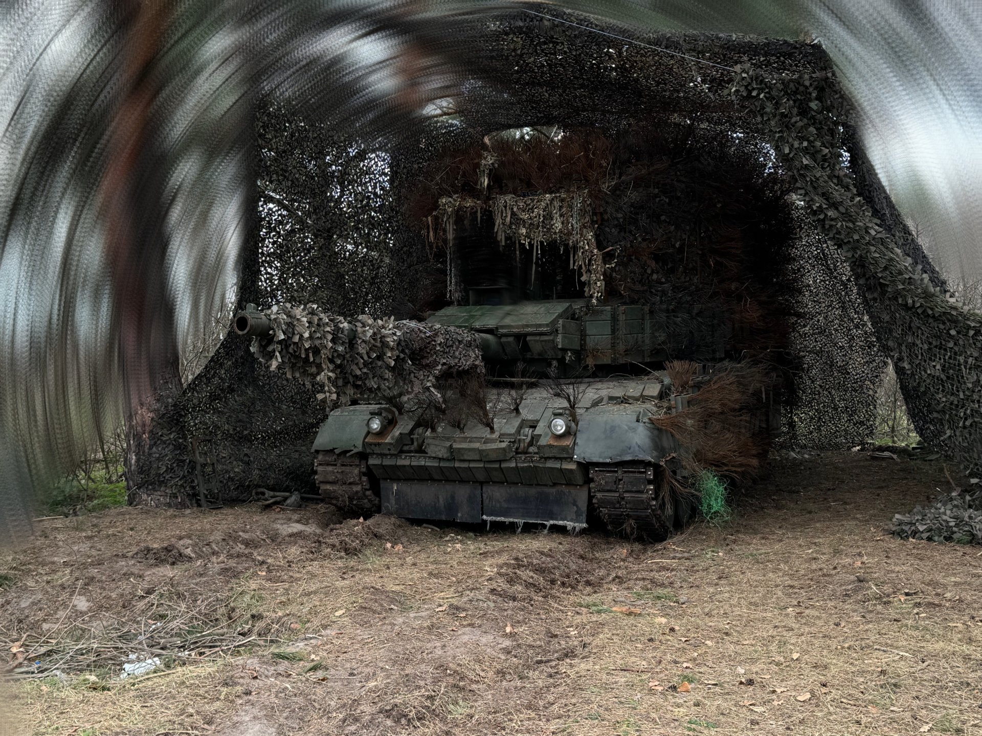 Танк Leopard 1А5 в укритті. Фото: "Оборонка"