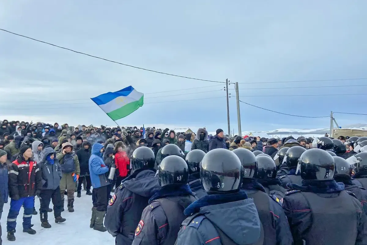 Протести у Башкортостані, 17 січня. Фото: Верстка