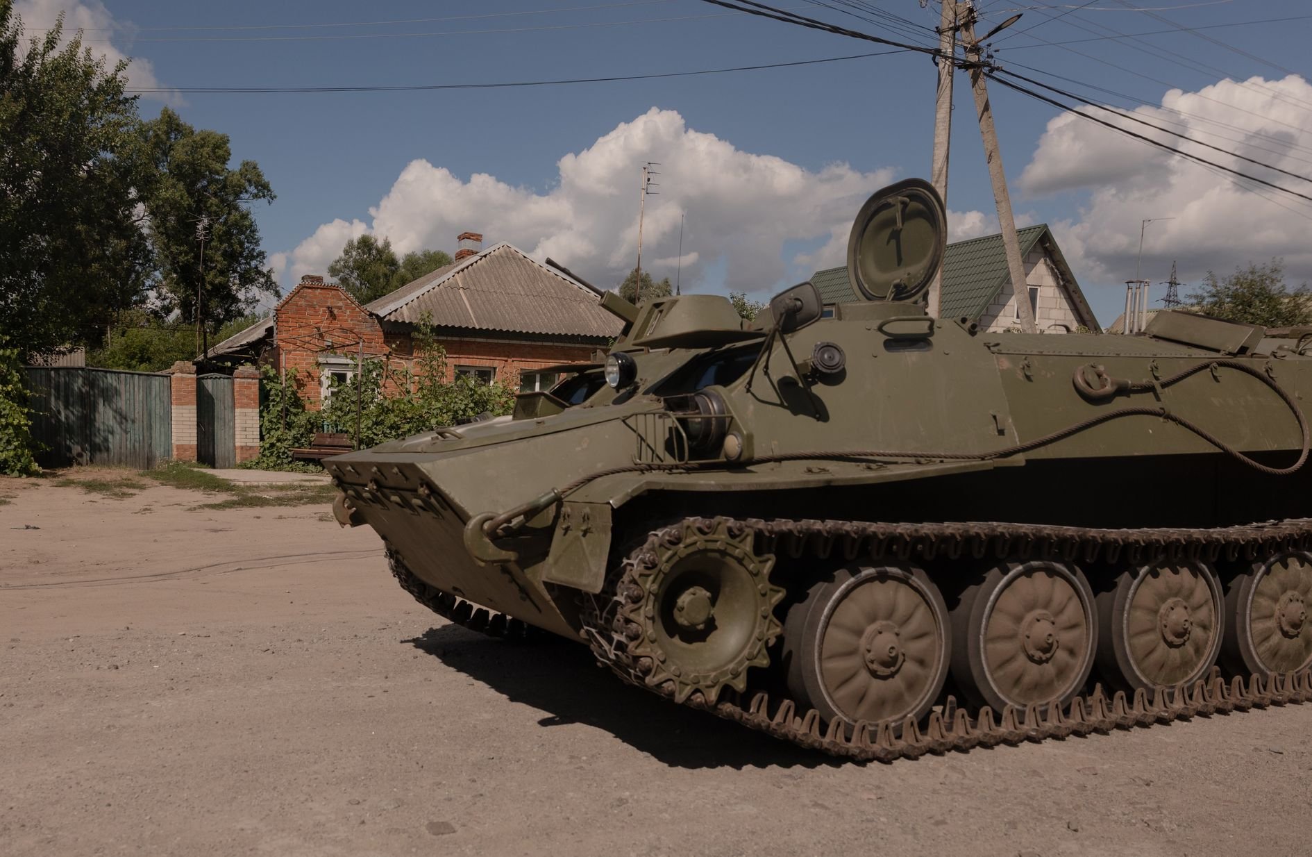 Українська техніка на Смущині. Фото: WSJ