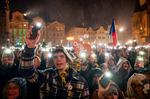 Попередній перегляд Протести в Чехії. Фото: CTK