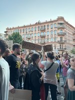 Попередній перегляд Мітинг проти ліквідації НАБУ та САП у Києві. Фото: Texty.org.ua