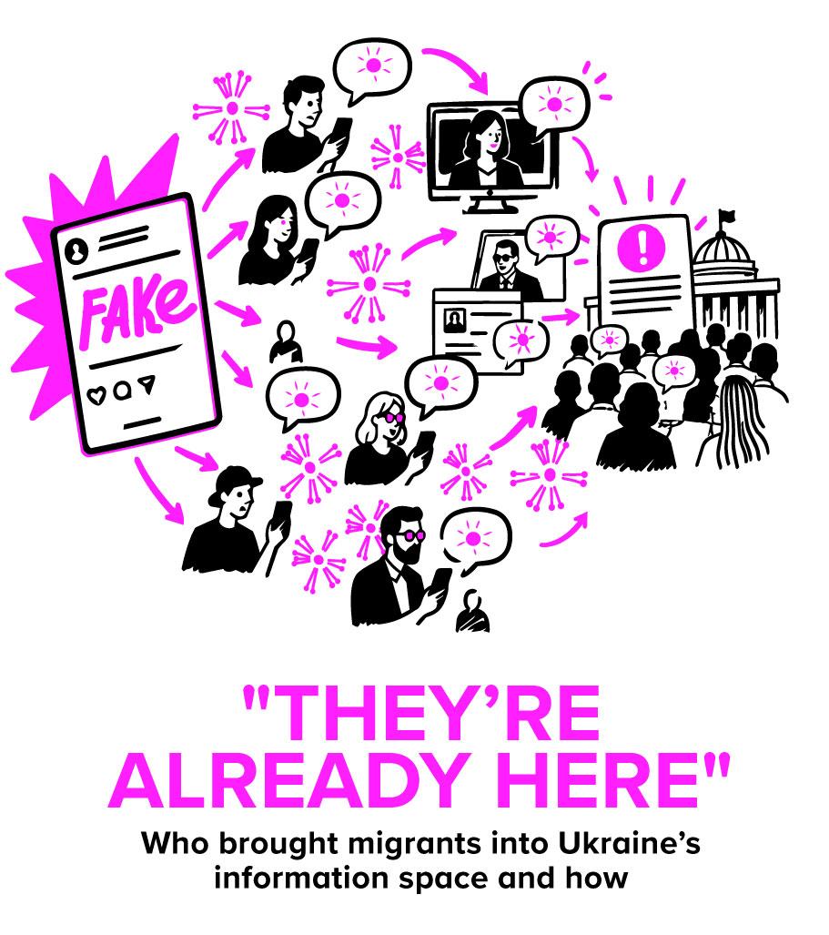 Who brought migrants into Ukraine’s information space and how