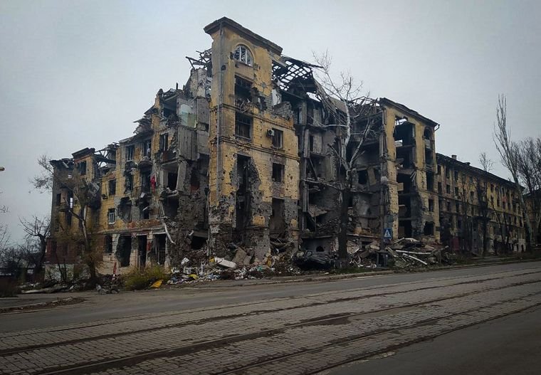 Маріуполь після російського повномасштабного вторгнення. Фото: Андрющенко Time