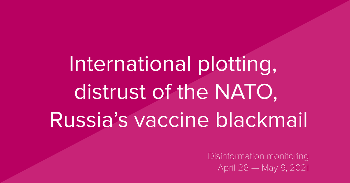 plotting, distrust of NATO, Russia's vaccine blackmail. Disinformation monitor #78 — Тексти.org.ua