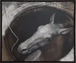 Попередній перегляд Робота Нікіти Кадана «Horse in a manhole». Фото: Voloshyn Gallery