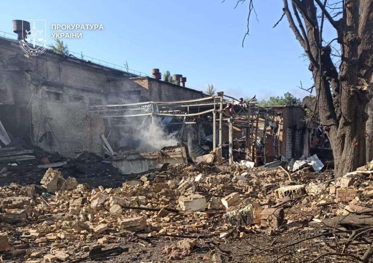 Наслідки атаки по кіностудії Довженка