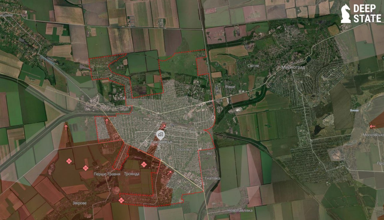 Карта: DeepState