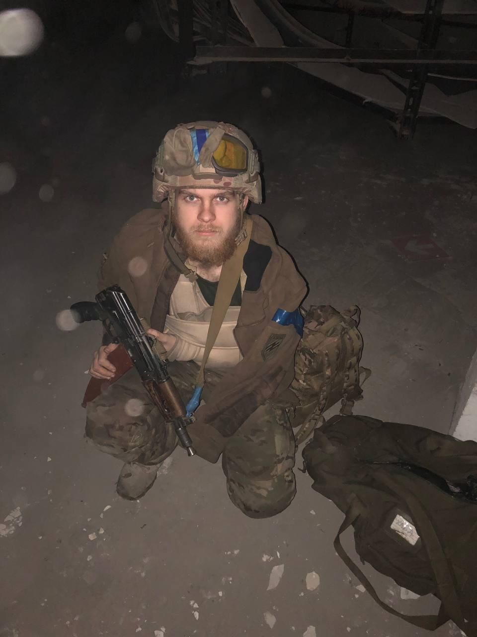 Yan Danylko, Azov fighter. Photo from his personal archive