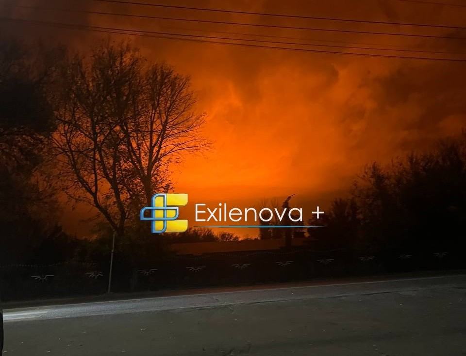 Масштабна пожежа на аеродромі «Борисоглєбськ»