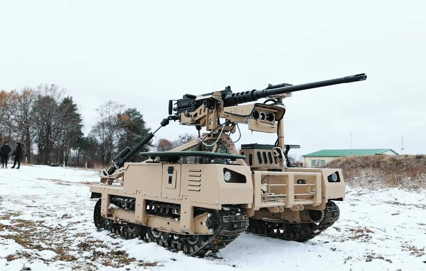 Український наземний дрон Droid TW 12.7. 2024 рік. Україна. Фото: armyinform.com.ua