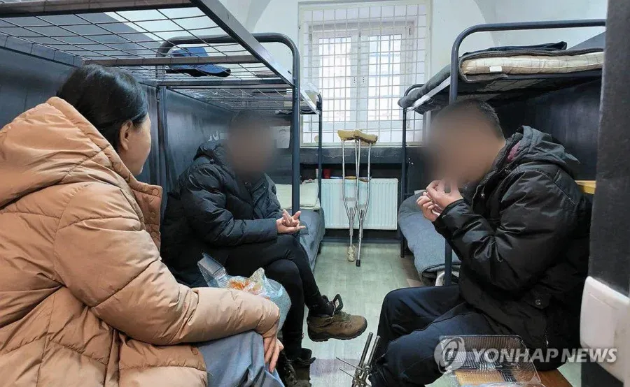 Полонені військові КНДР в Україні. Фото: Yonhap