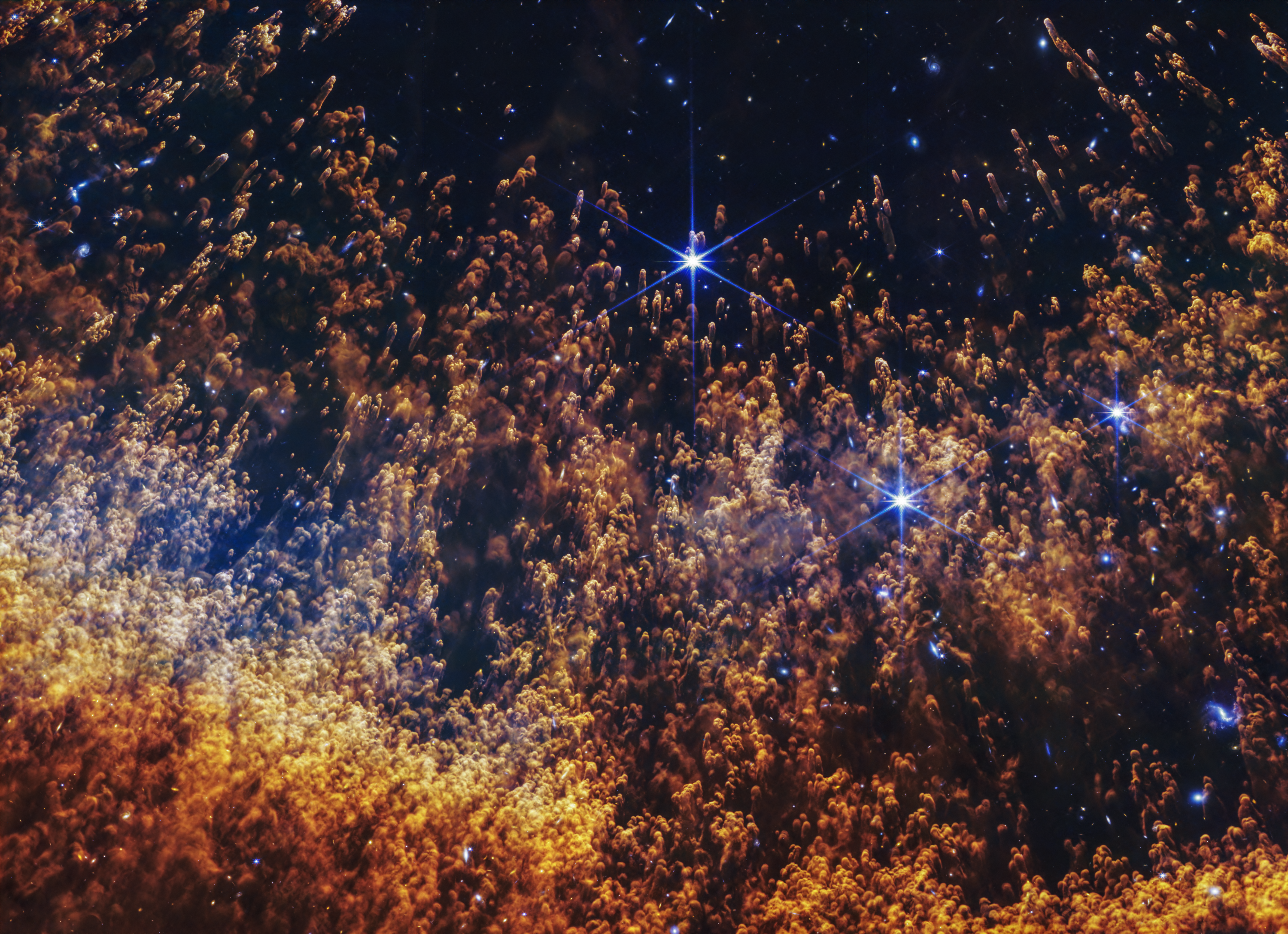 NASA, ESA, CSA, STScI; Обробка зображень: Алісса Паган (STScI)