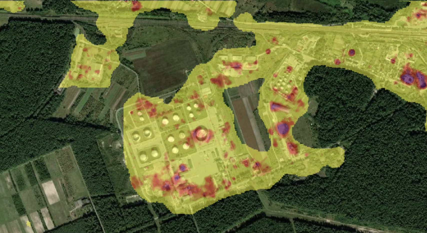 Assessment of the extent of damage based on Sentinel-1 data as of January 2025