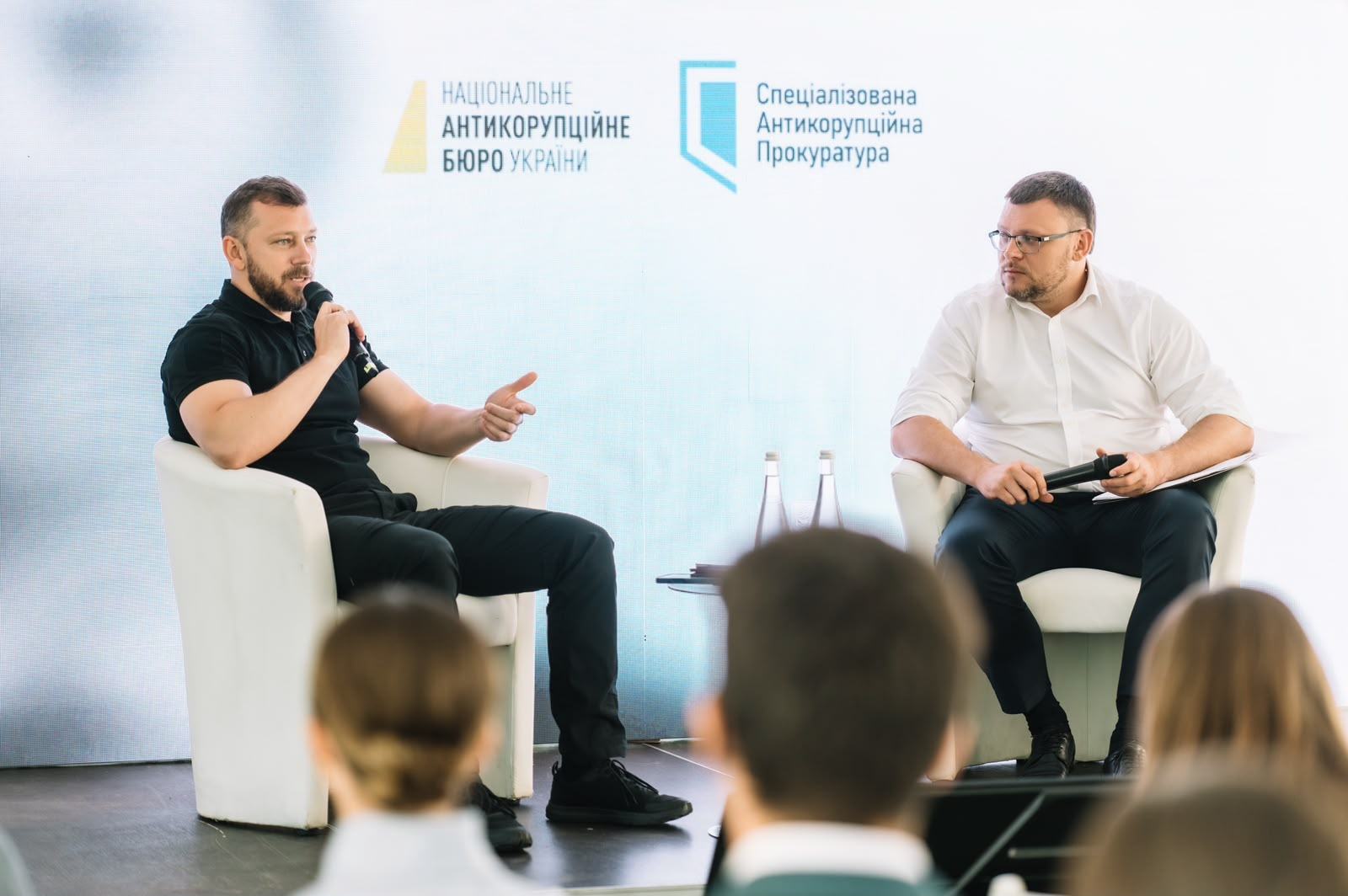 Очільник САП Олександр Клименко та директор НАБУ Семен Кривонос