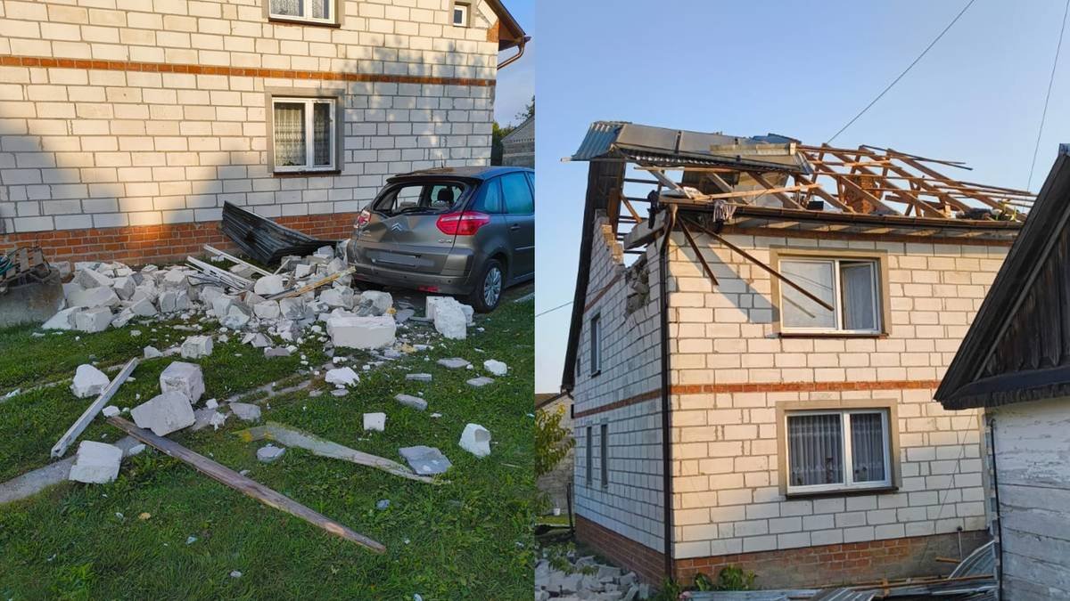 Дрон пошкодив будинок та автомобіль у Люблінському воєводстві